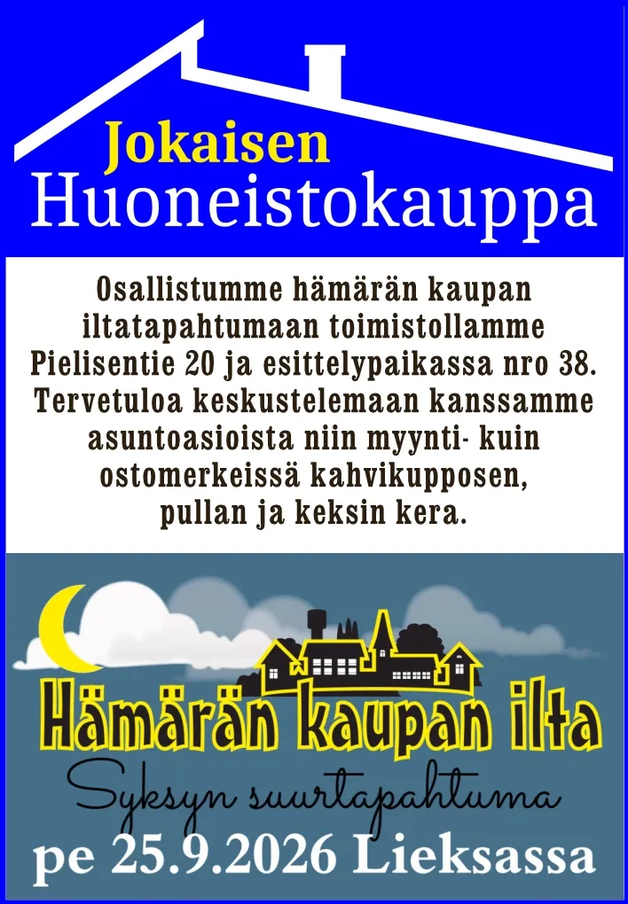 Lieksan Hämärän kaupan ilta